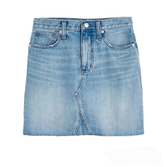 Madewell Dresses & Skirts - Madewell Rigid Denim A-Line Mini Skirt